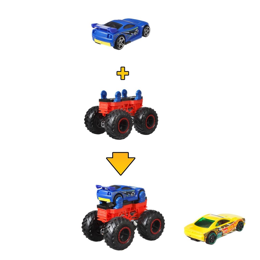 Hot Wheels Monster Trucks Dev Tekerlek Ustası Serisi Bone Scorpedo GWW13-GWW14 Hot Wheels GWW14