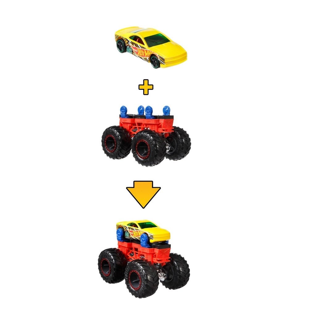 Hot Wheels Monster Trucks Dev Tekerlek Ustası Serisi Bone Scorpedo GWW13-GWW14 Hot Wheels GWW14