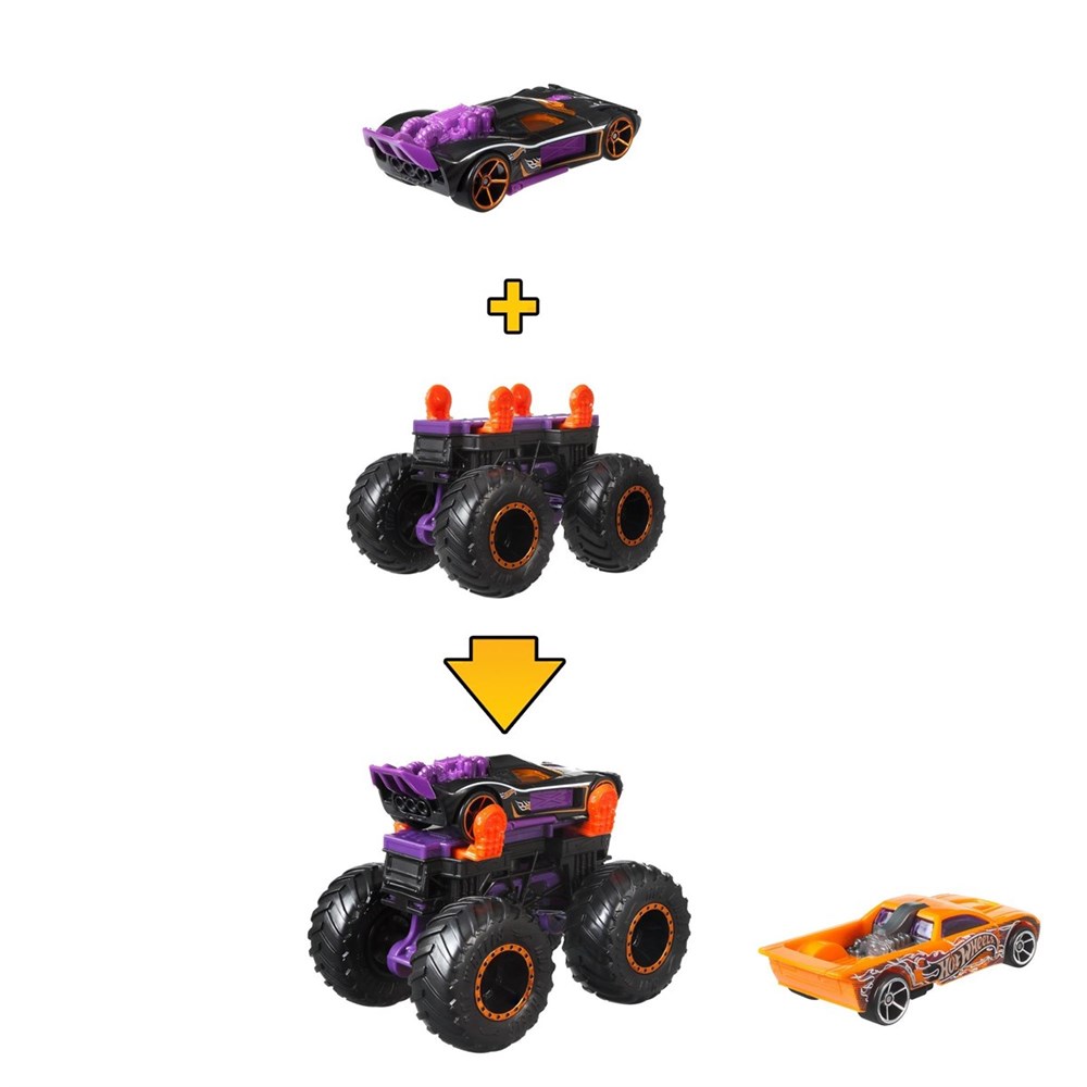 Hot Wheels Monster Trucks Dev Tekerlek Ustası Serisi Bone Shaker GWW13-GWW16 Hot Wheels GWW16