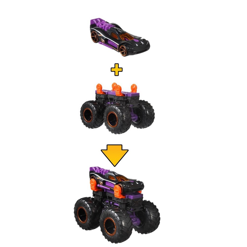 Hot Wheels Monster Trucks Dev Tekerlek Ustası Serisi Bone Shaker GWW13-GWW16 Hot Wheels GWW16