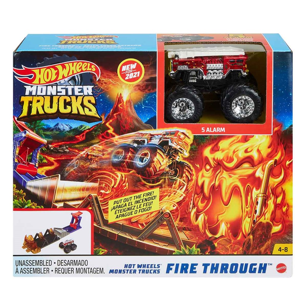 Hot Wheels Monster Trucks Aksiyona Başlangıç Oyun Seti GYL09-GYL12 Hot Wheels GYL12