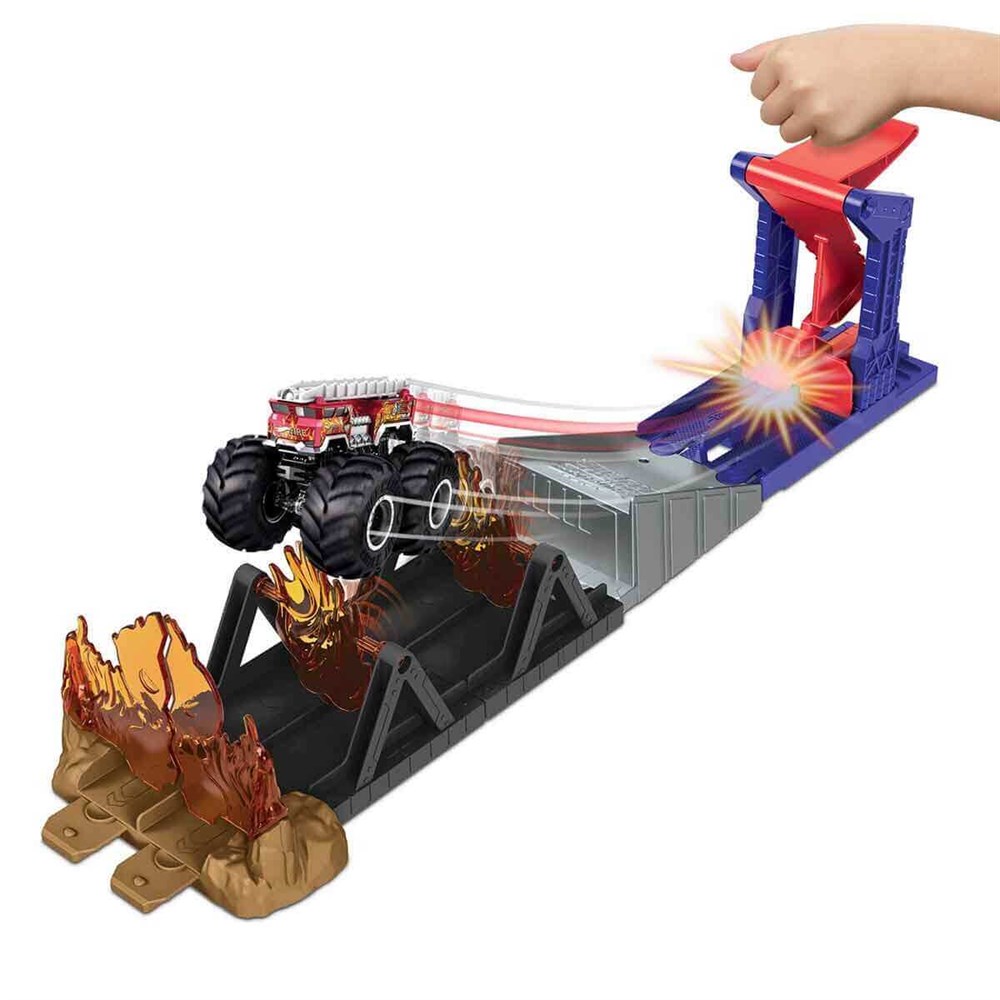 Hot Wheels Monster Trucks Aksiyona Başlangıç Oyun Seti GYL09-GYL12 Hot Wheels GYL12