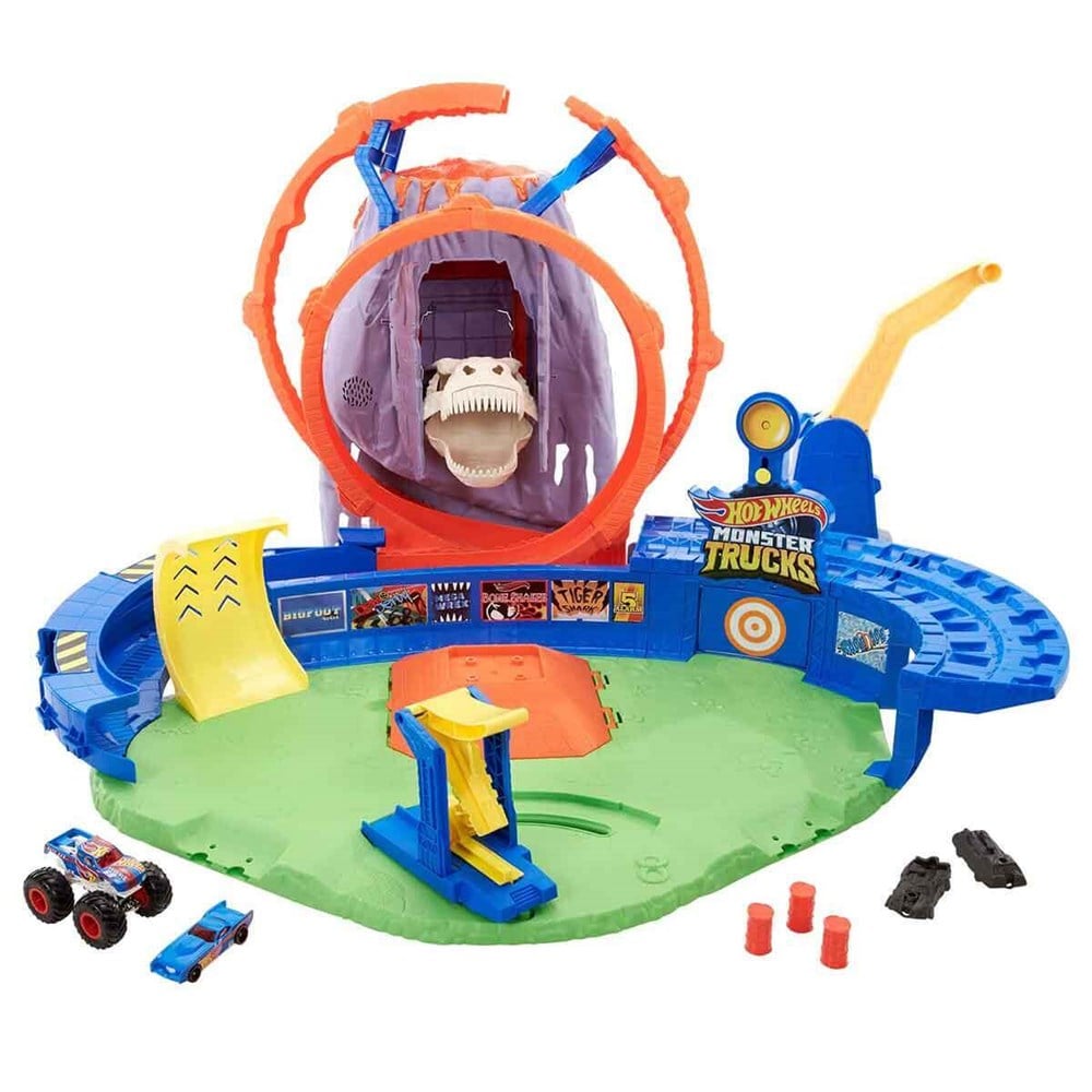 HOT WHEELS MONSTER TRUCKS VOLKANIK ALANDA MACERA OYUN SETI GYL14 Hot Wheels GYL14