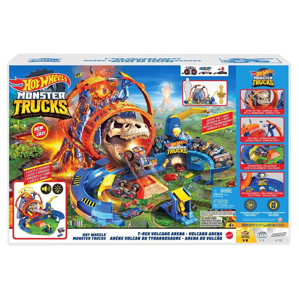 HOT WHEELS MONSTER TRUCKS VOLKANIK ALANDA MACERA OYUN SETI GYL14 Hot Wheels GYL14