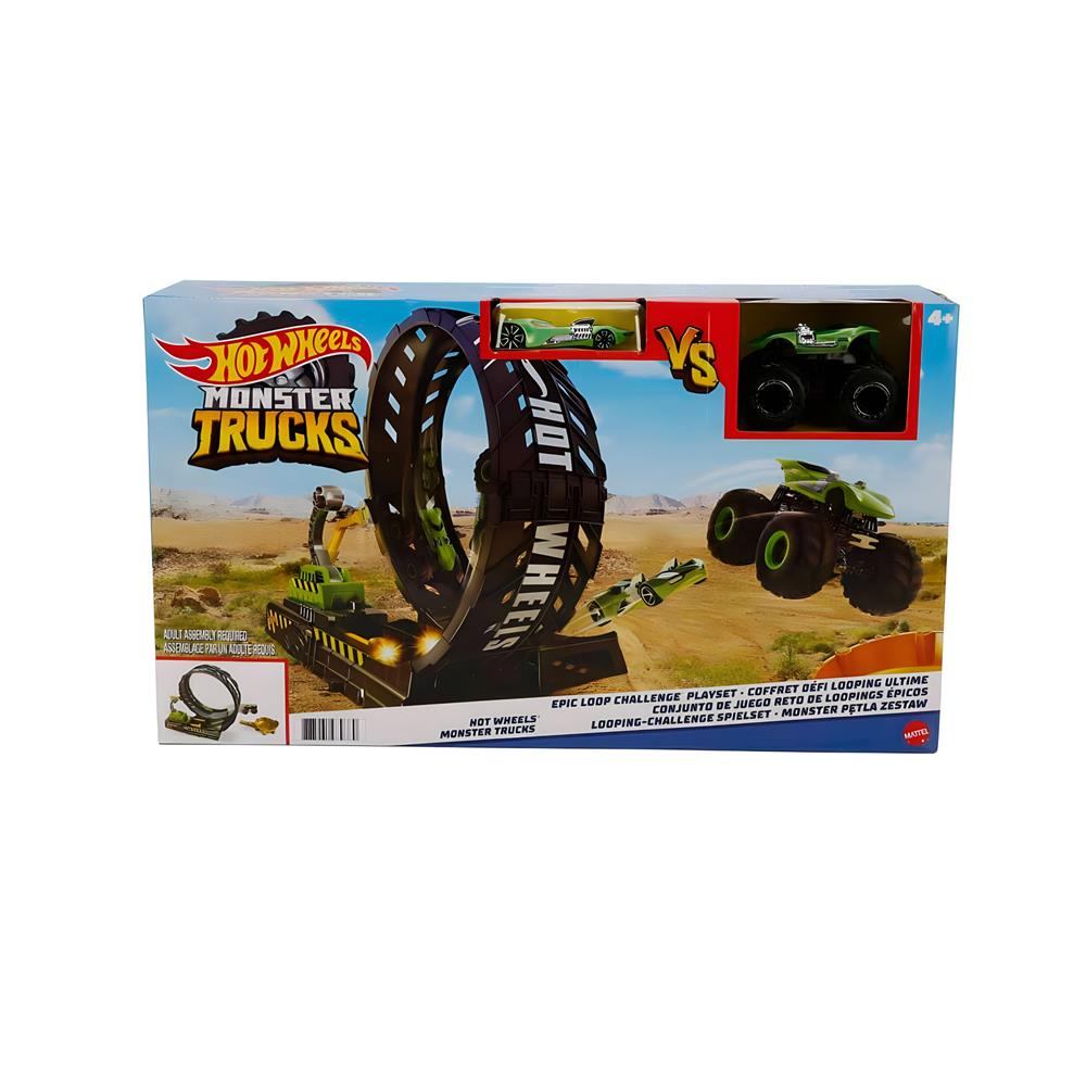 Hot Wheels Monster Trucks Çemberde Yarış Seti HBH70 Hot Wheels HBH70