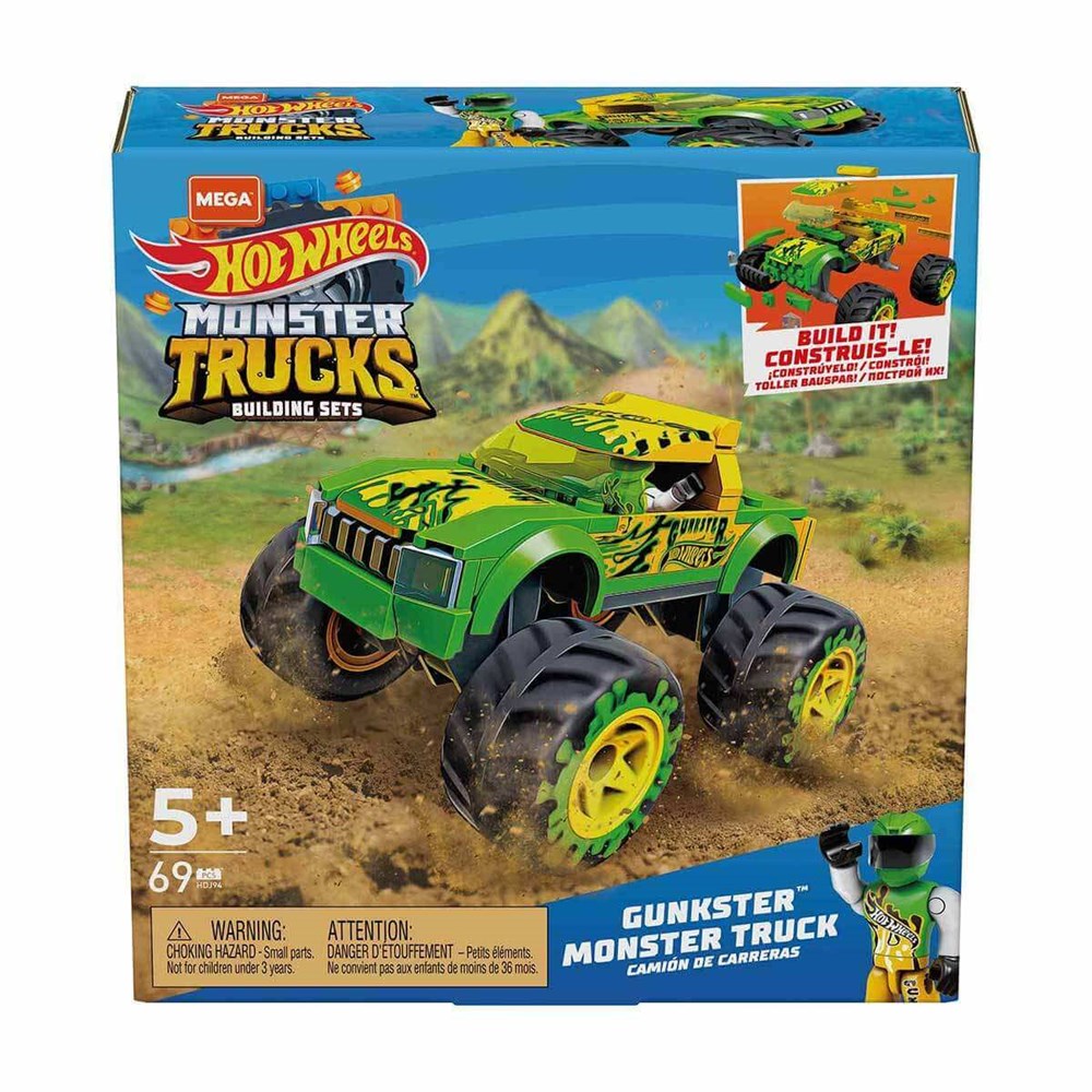 Mega Hot Wheels Gunkster Monster Truck HDJ94 Hot Wheels HDJ94