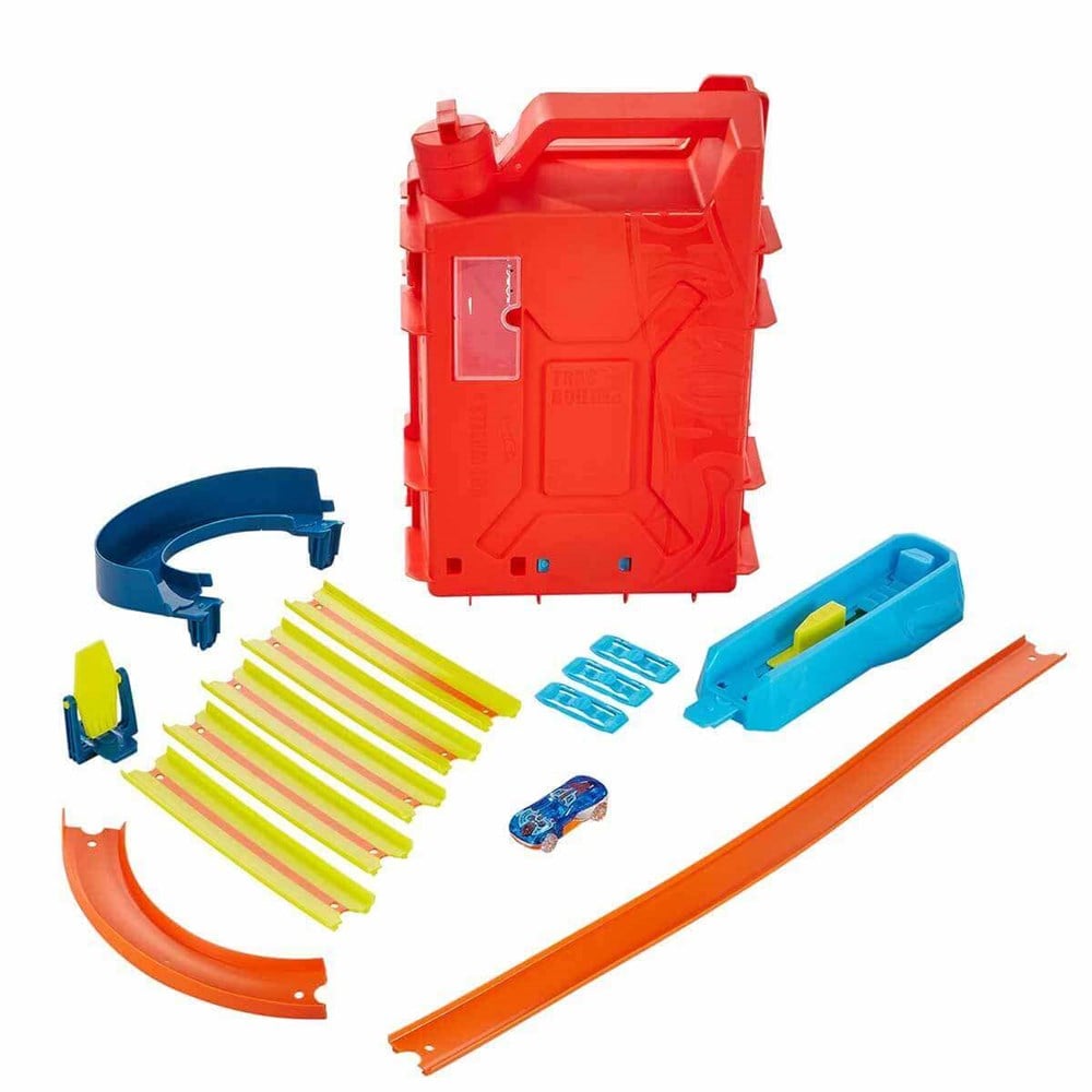 Hot Wheels Track Builder Benzin Bidonu Akrobasi Seti HDX78 Hot Wheels HDX78