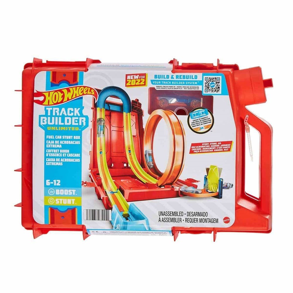 Hot Wheels Track Builder Benzin Bidonu Akrobasi Seti HDX78 Hot Wheels HDX78