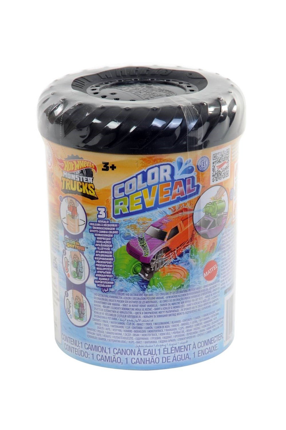 Hot Wheels Monster Trucks Color Reveal Sürpriz Renk Değiştiren Araçlar HJF39 Hot Wheels HJF39