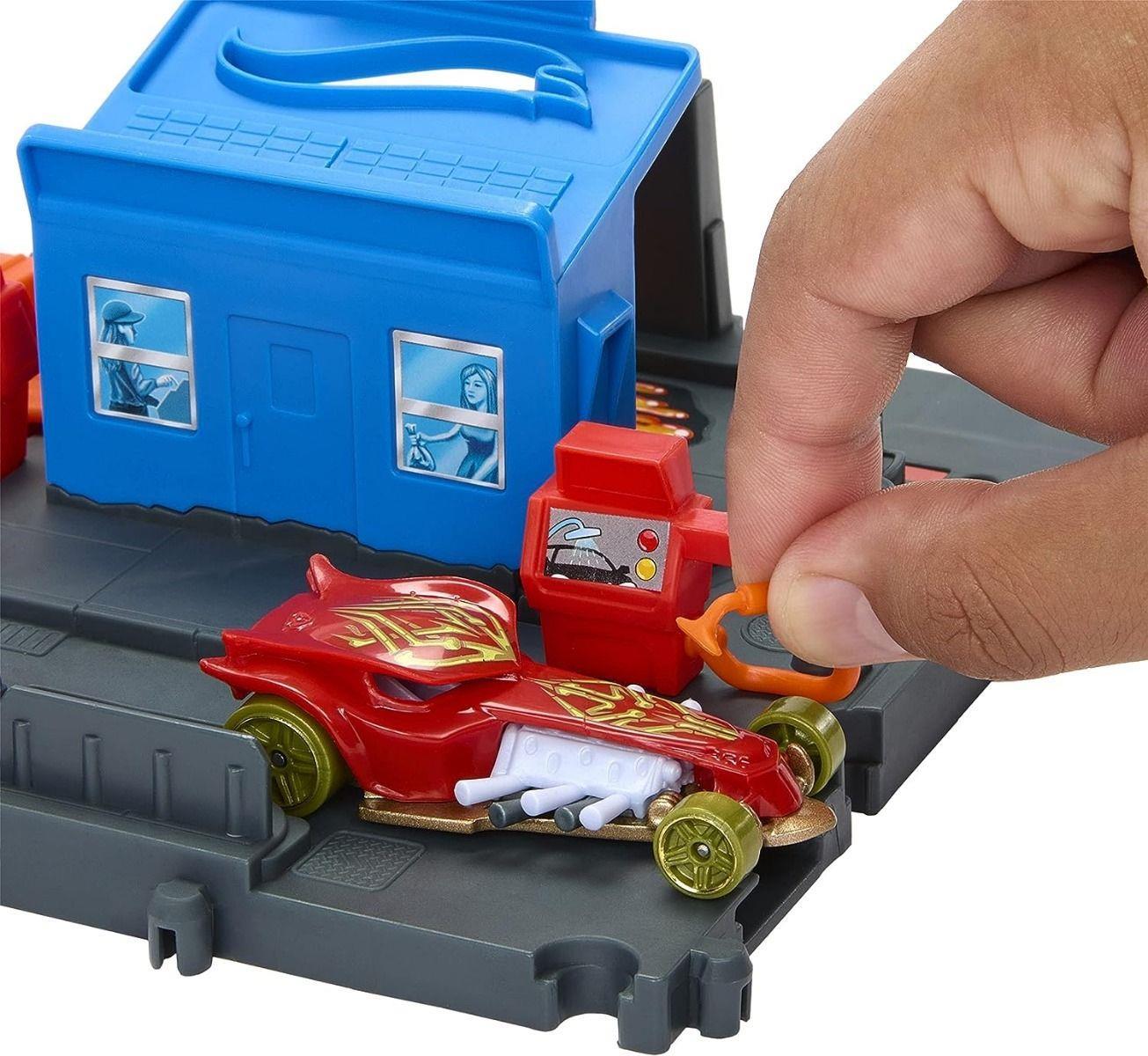 Hot Wheels Akaryakıt İstasyonu Oyun Seti HMD53-HKX45 Hot Wheels HKX45