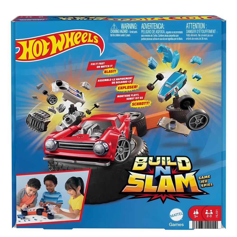 Hot Wheels Build N Slam Kutu Oyunu HLX91 Hot Wheels HLX91