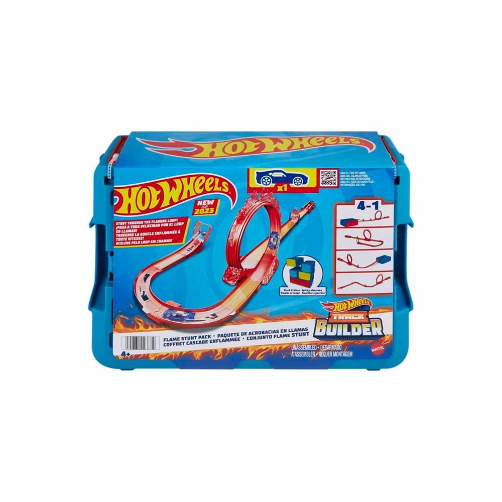 Hot Wheels Track Builder Alev Temalı Akrobasi Seti HMC04 Hot Wheels HMC04