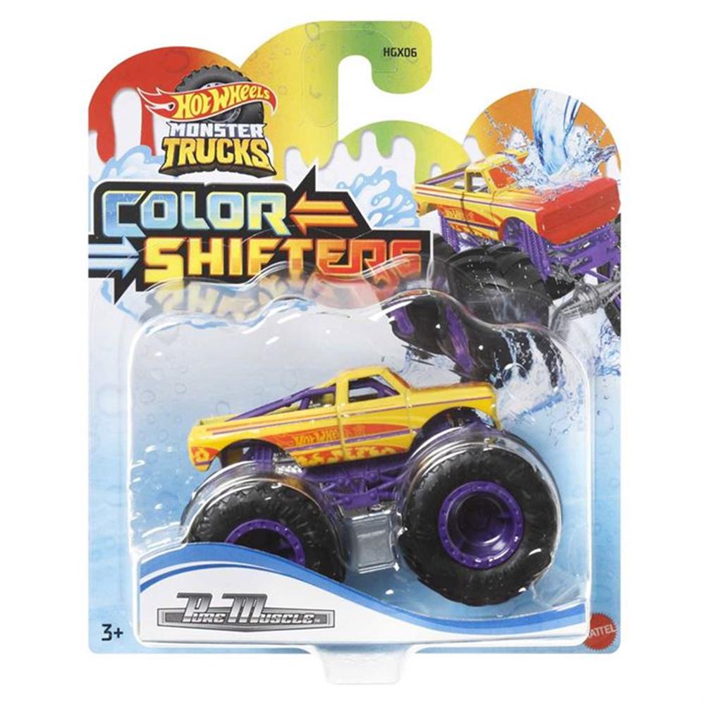 Hot Wheels Monster Trucks Renk Değiştiren Araçlar HGX06-HMH33 Hot Wheels HMH33
