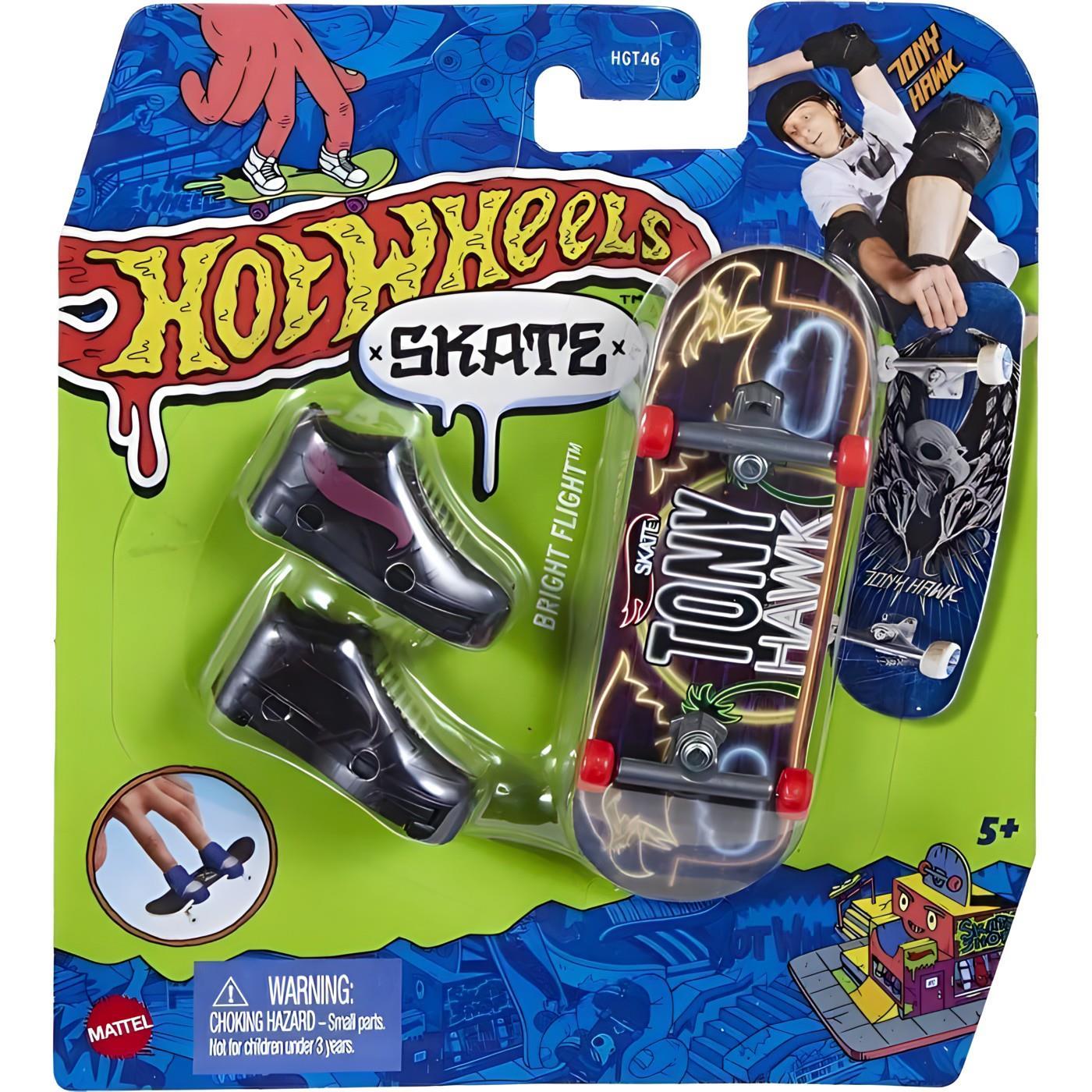 Hot Wheels Skate Parmak Kaykay ve Ayakkabı Paketleri HNG30 Hot Wheels HNG30