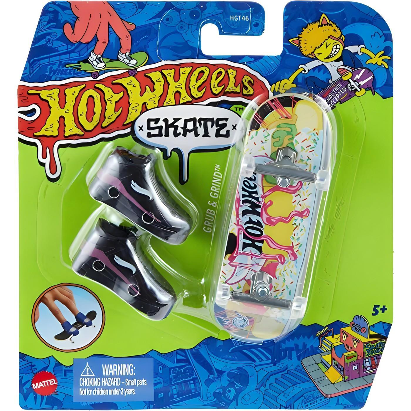 Hot Wheels Skate Parmak Kaykay ve Ayakkabı Paketleri HNG47 Hot Wheels HNG47