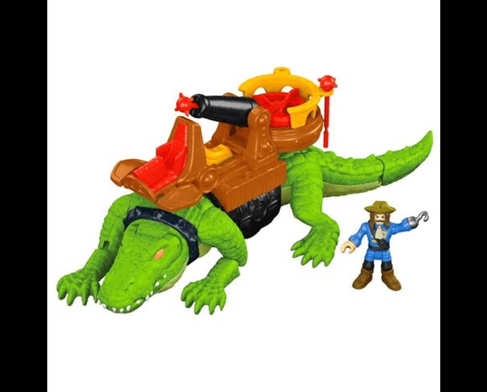 Imaginext Yürüyen Timsah ve Korsan Hook DHH63 Imaginext DHH63