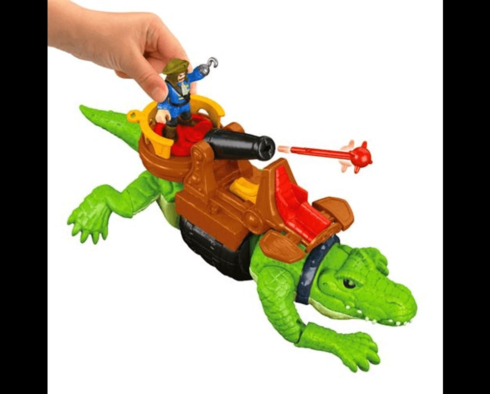 Imaginext Yürüyen Timsah ve Korsan Hook DHH63 Imaginext DHH63