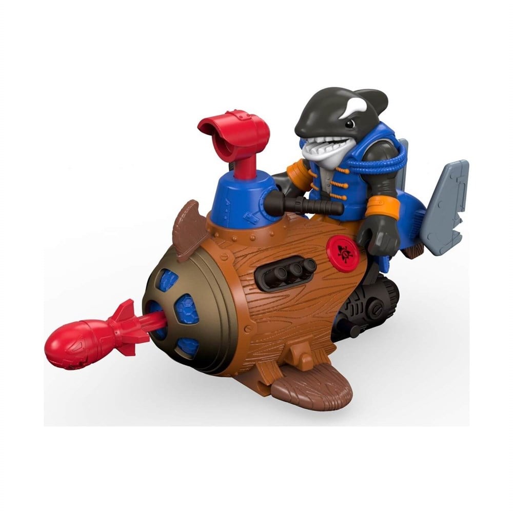 Imaginext Korsan Figürü ve Aksiyon Oyuncağı Seti Minisub DHH73-DTL98 Imaginext DTL98
