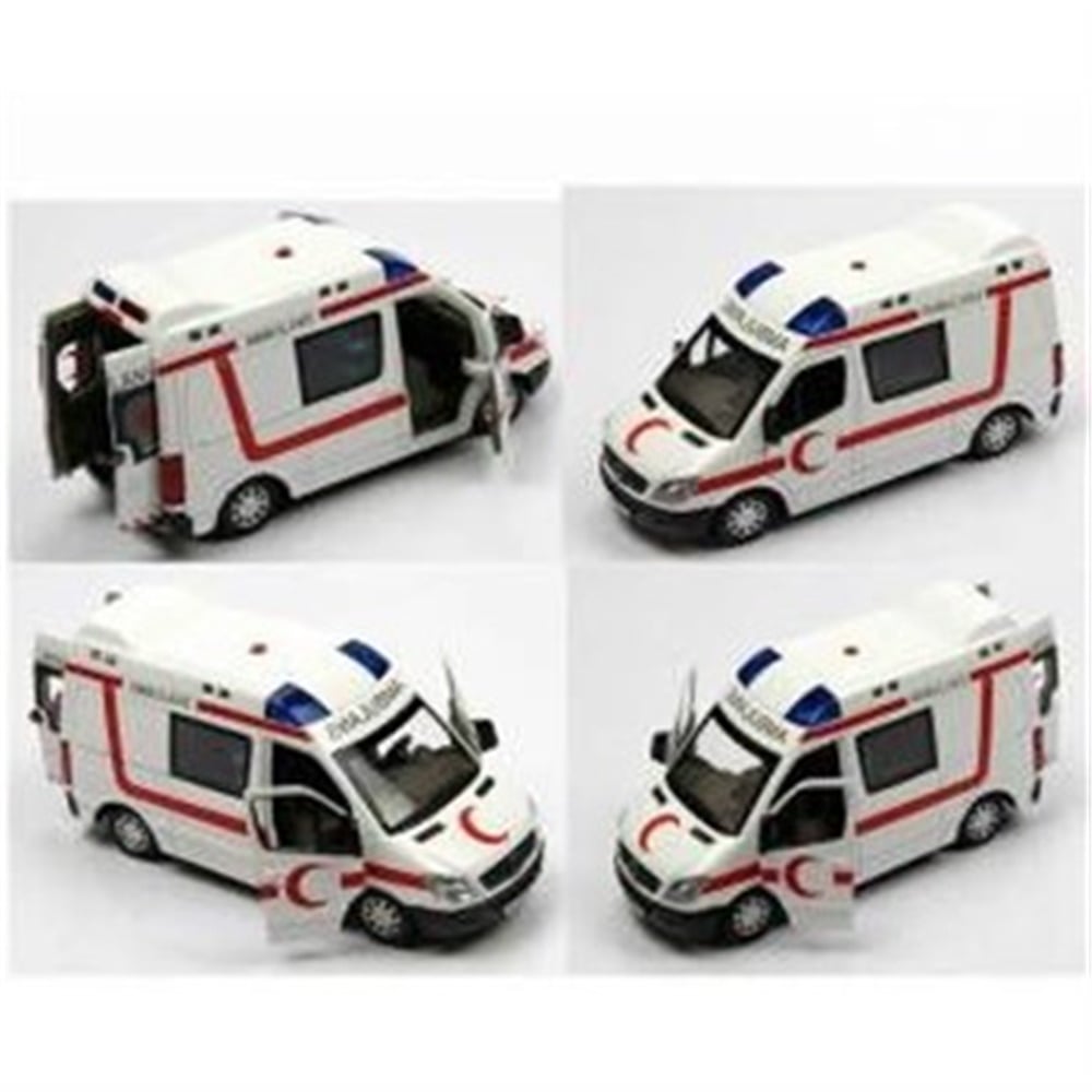 Çek Bırak Işıklı Sesli 1:32 Ambulans