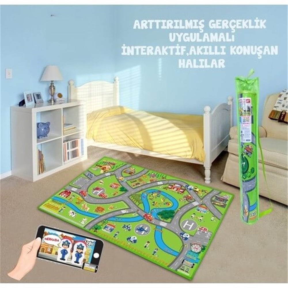 Jagu Konuşan Oyun Halısı City 150 x 100 cm