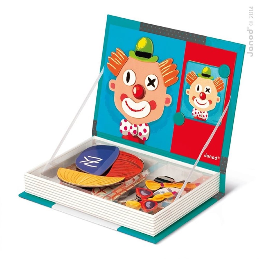 Janod Magnetibook Crayz Face