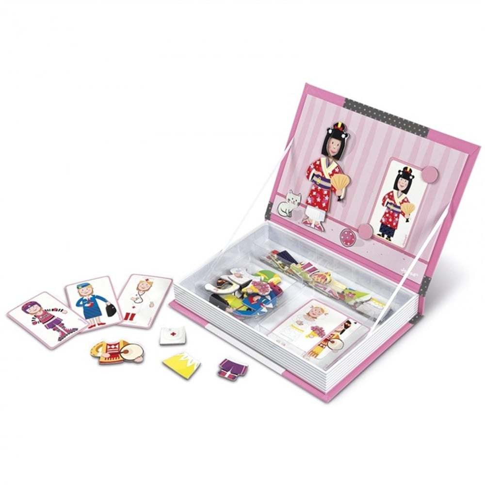 Janod Magnetibook Girl's Outfits