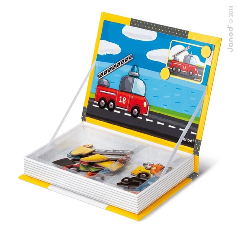 Janod Magnetibook Vehicles