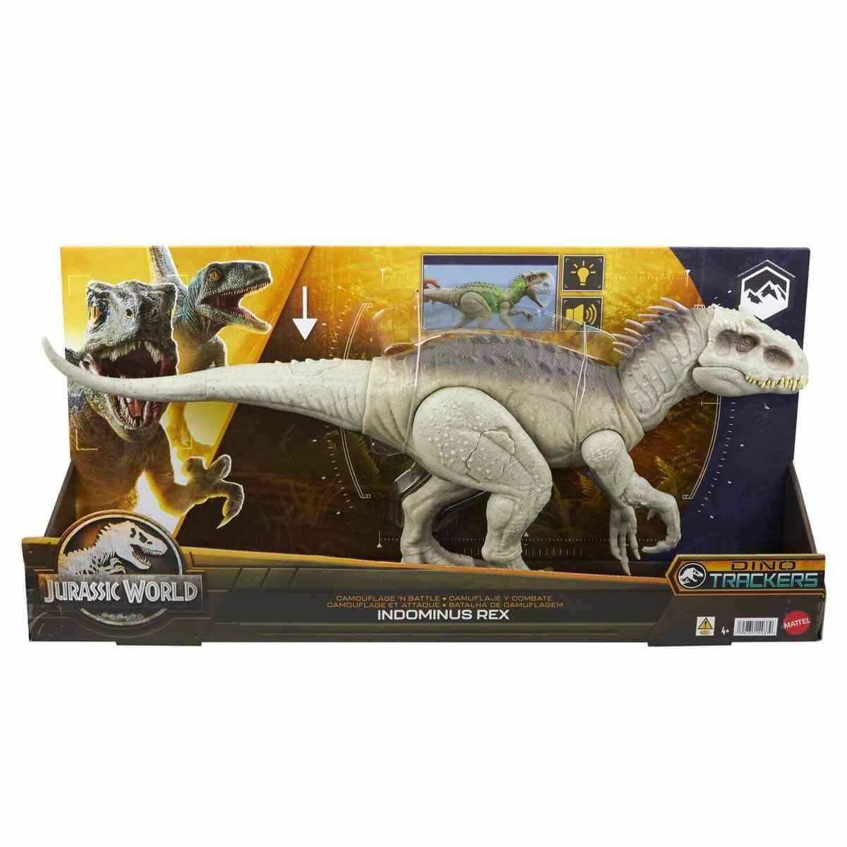 Jurassic World Kamuflaj İndominus Rex Figürü HNT63 Jurassic World HNT63