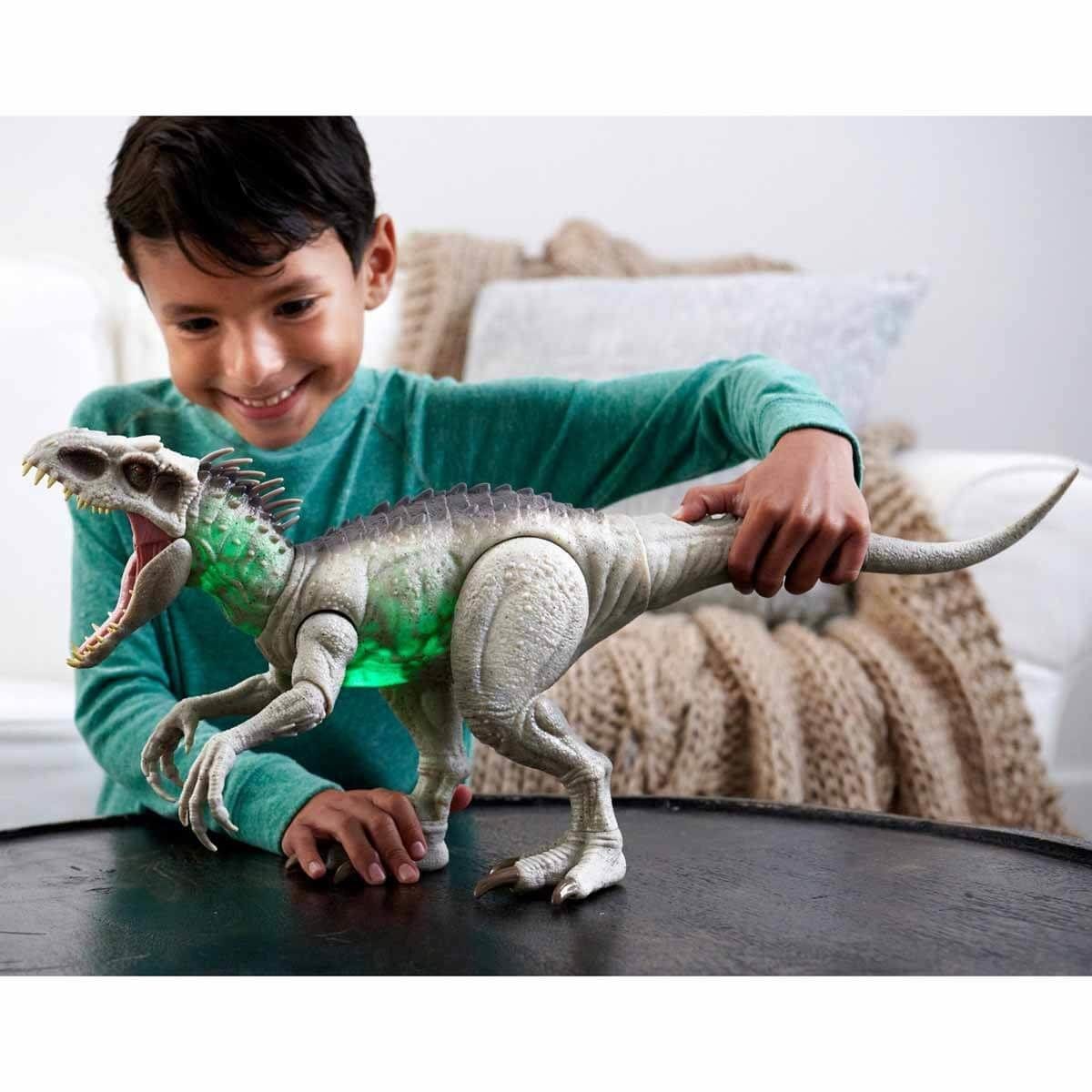 Jurassic World Kamuflaj İndominus Rex Figürü HNT63 Jurassic World HNT63