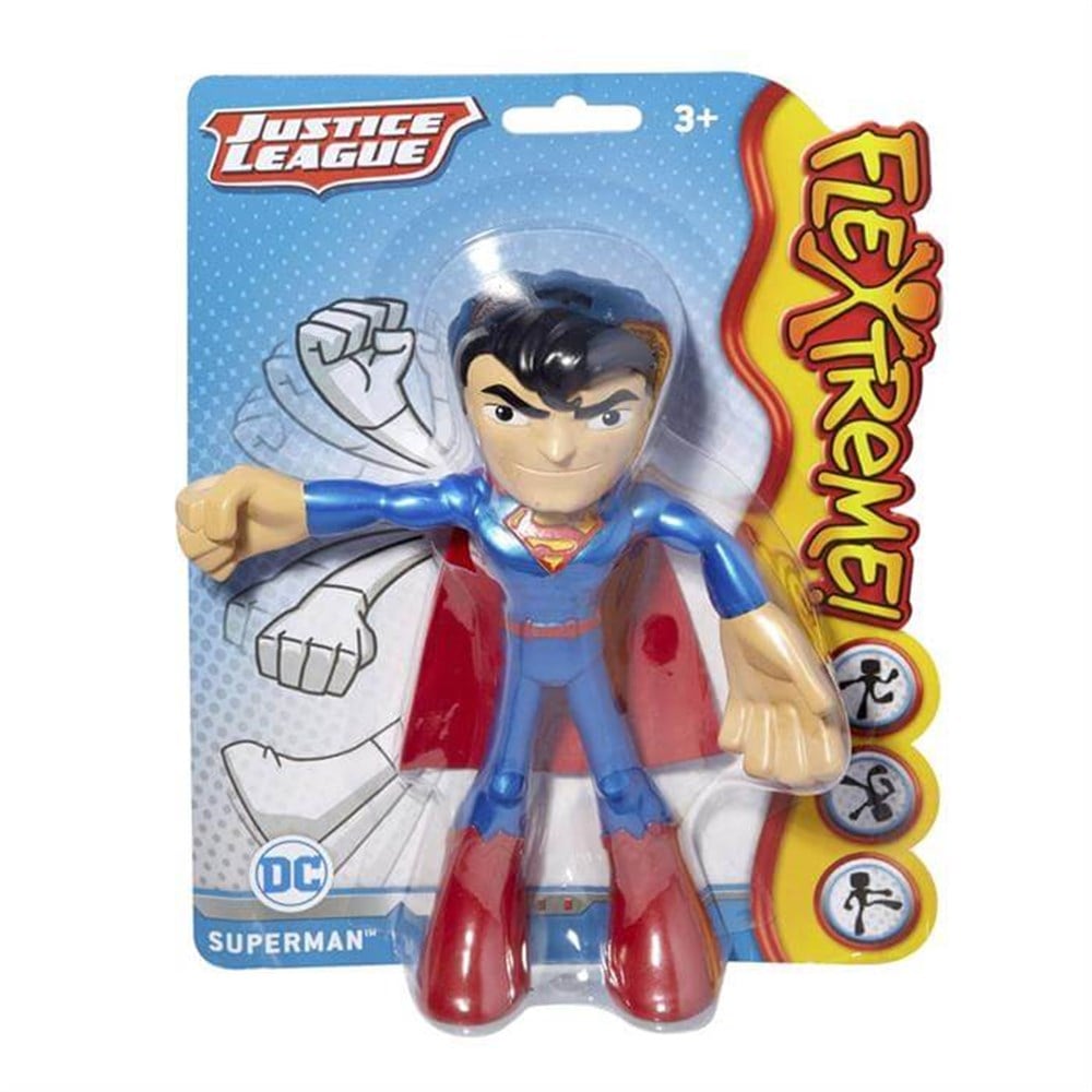 DC Justice League Bükülebilen Figürler Süperman Redeco GGJ01-GLP10 Justice League GLP10