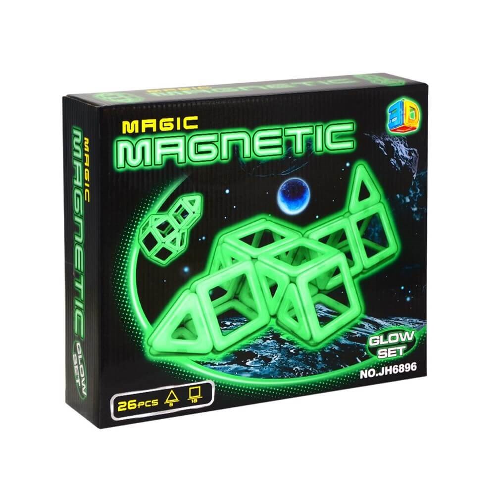 Magnetik Sihirli Parlayan 26 Parça Kızılkaya JH6896