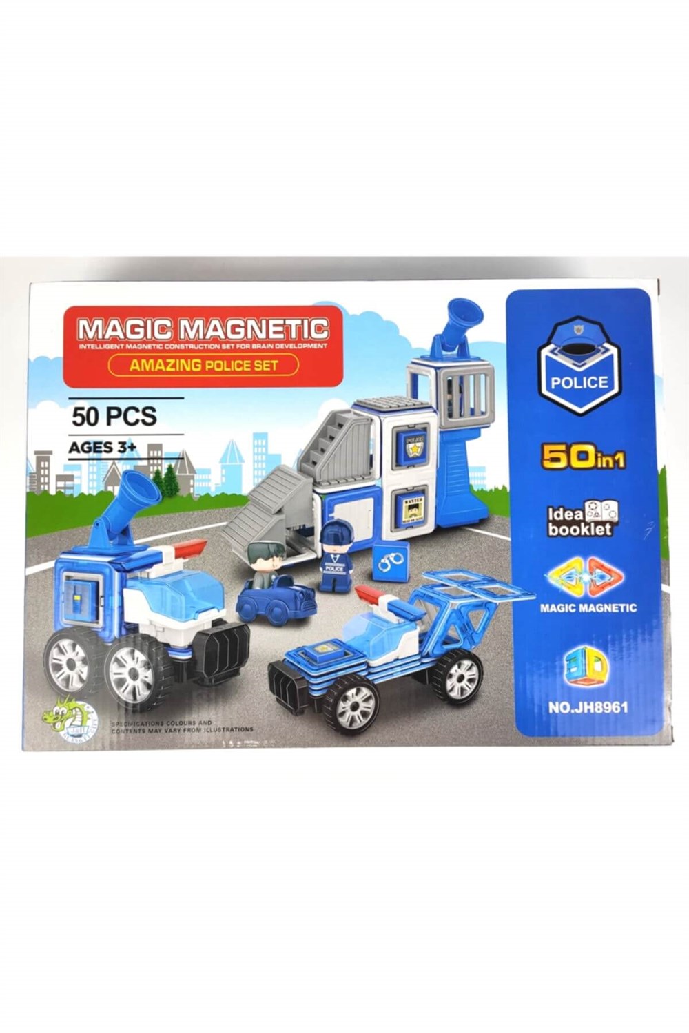 Magnetik 50 Parça Polis Seti Kızılkaya JH8961