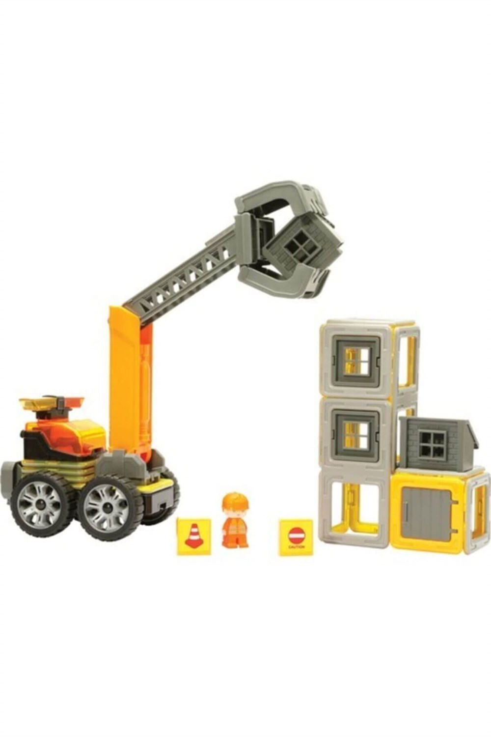 Magnetik 50 Parça İnşaat Seti Kızılkaya JH8971