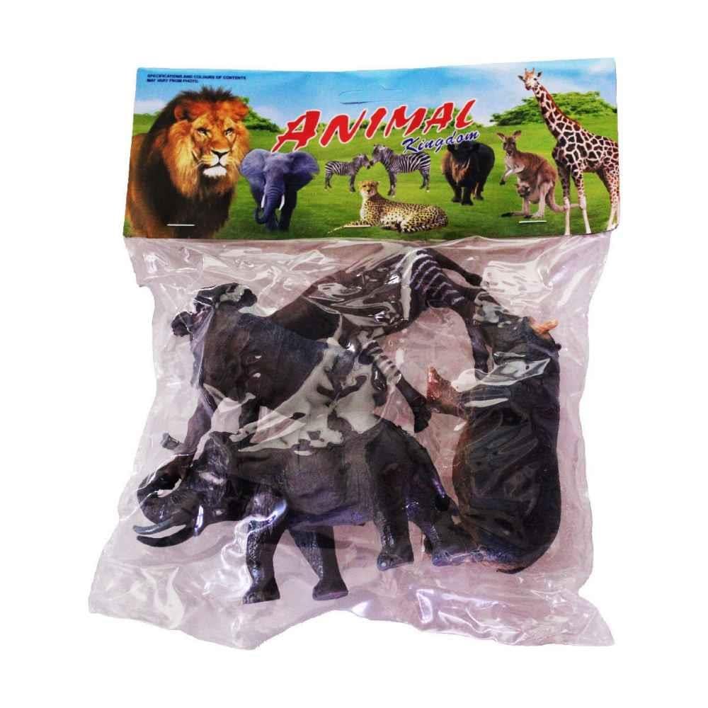 PVC Vahşi Hayvanlar 4 Parça Büyük Boy Kızılkaya KZL 050 15