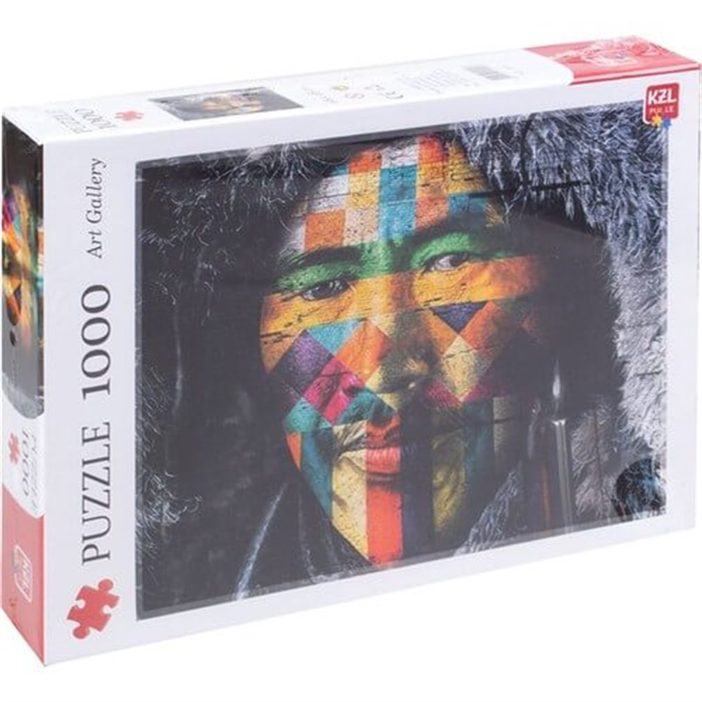 1000 Parça Puzzle Kızılderili Kızılkaya KZL 165 1