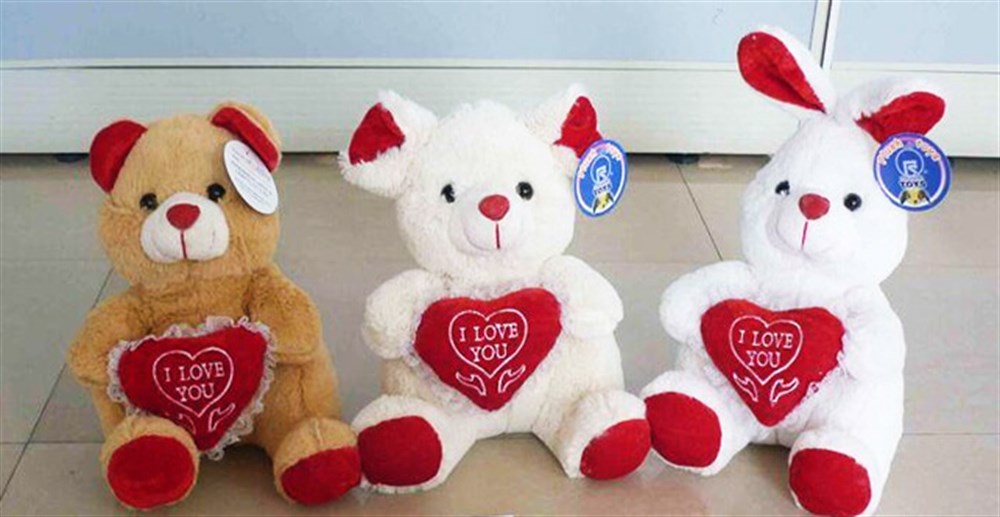 Peluş Kalpli Hayvanlar Kızılkaya KZL DF B1938A