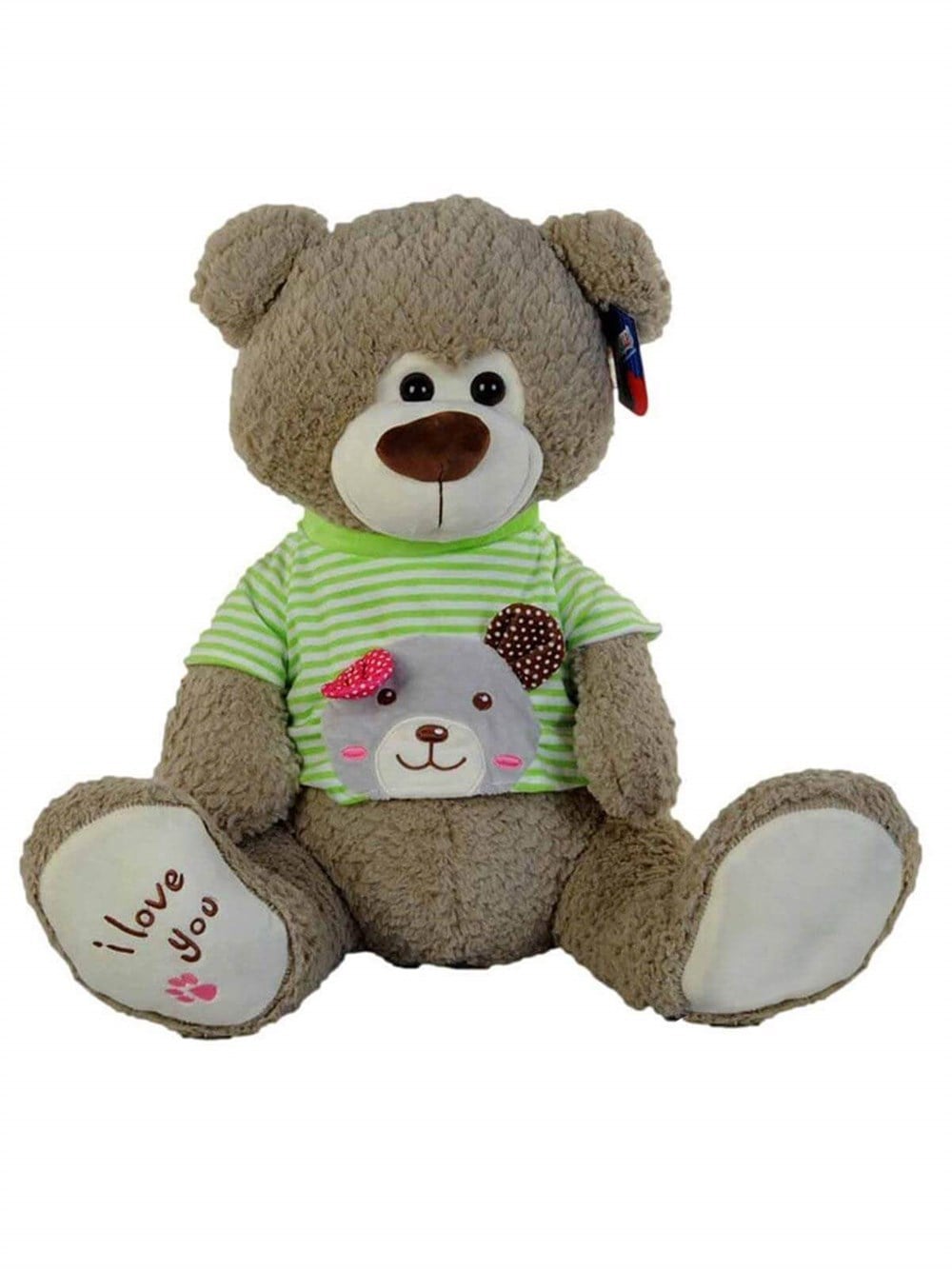 Tshirt'lü Peluş Ayı 60 Cm Kızılkaya PL78717
