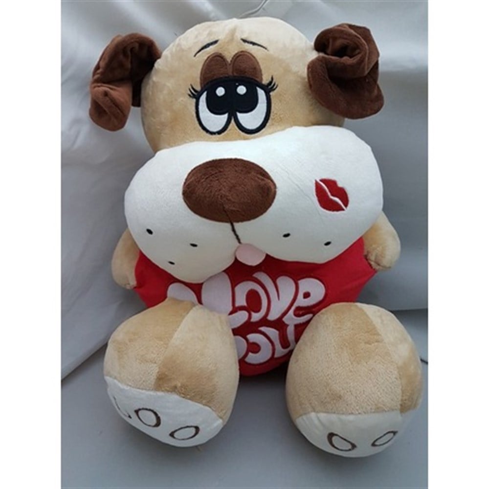 Peluş 30 Cm Çapkın Köpek Kızılkaya YUMC 081874