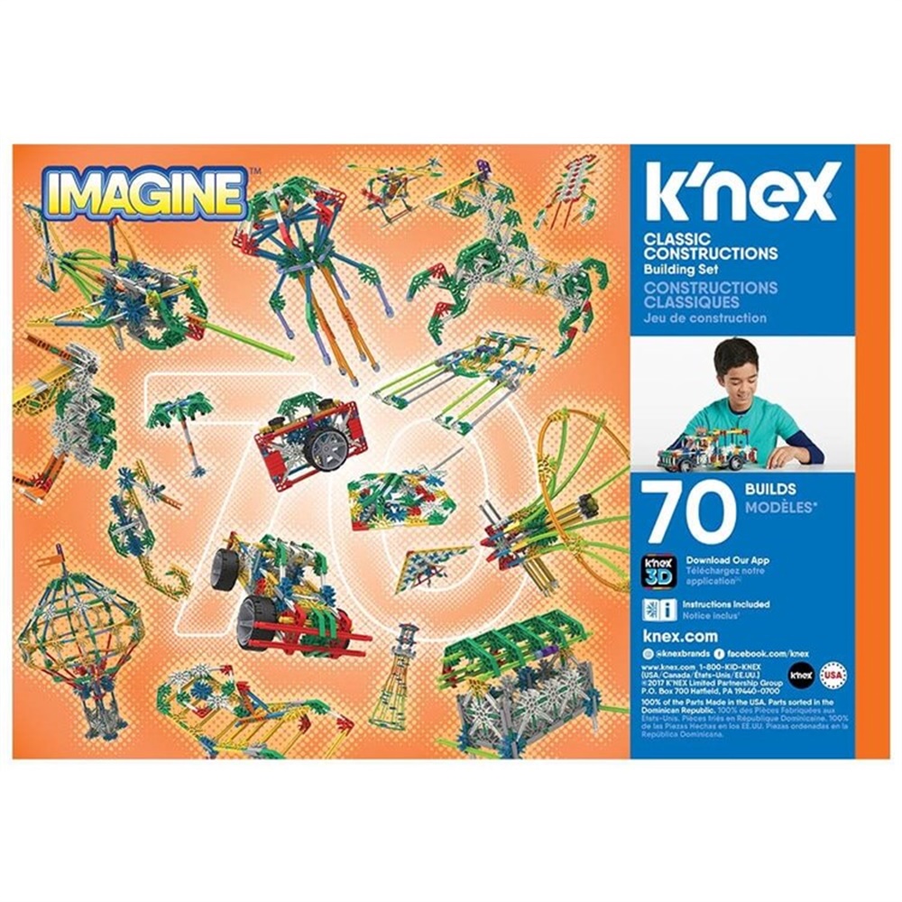 K'NEX Imagine 70 Farklı Model Set 17435