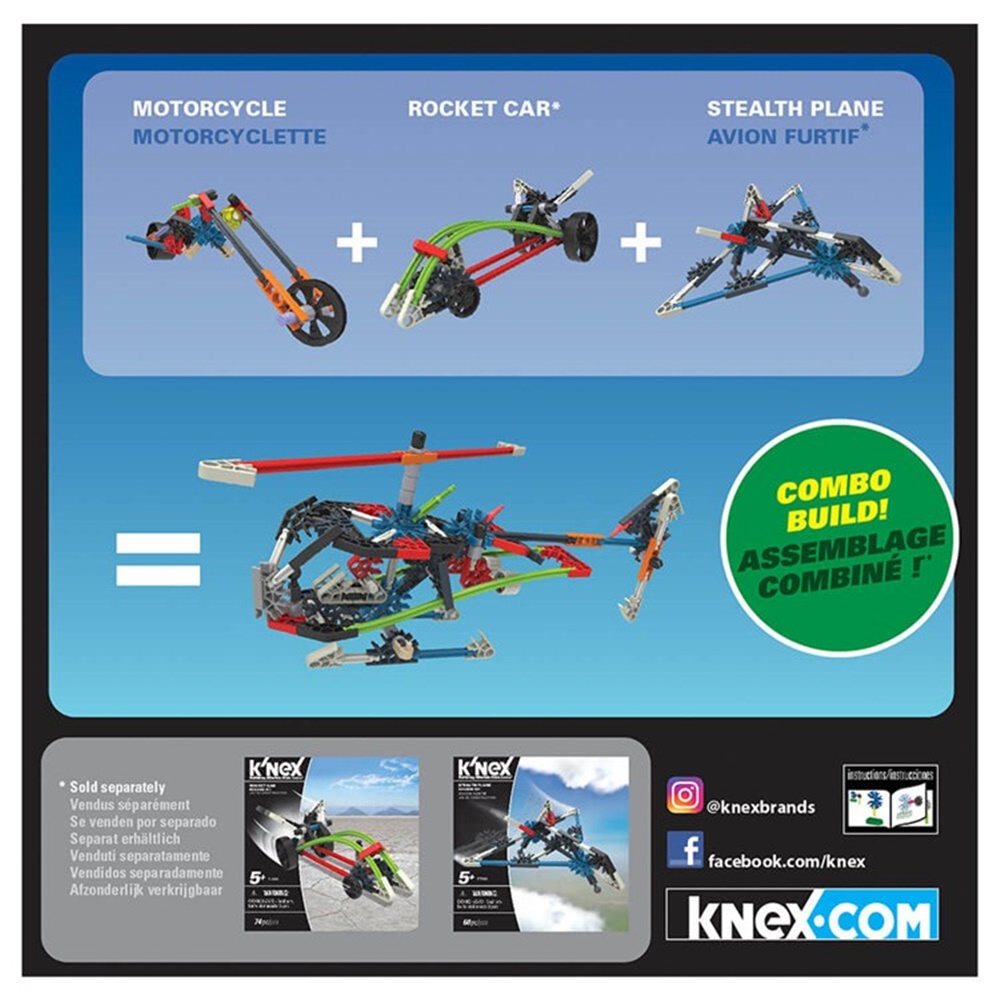 K'NEX Imagine Motorcycle Building Set 17007