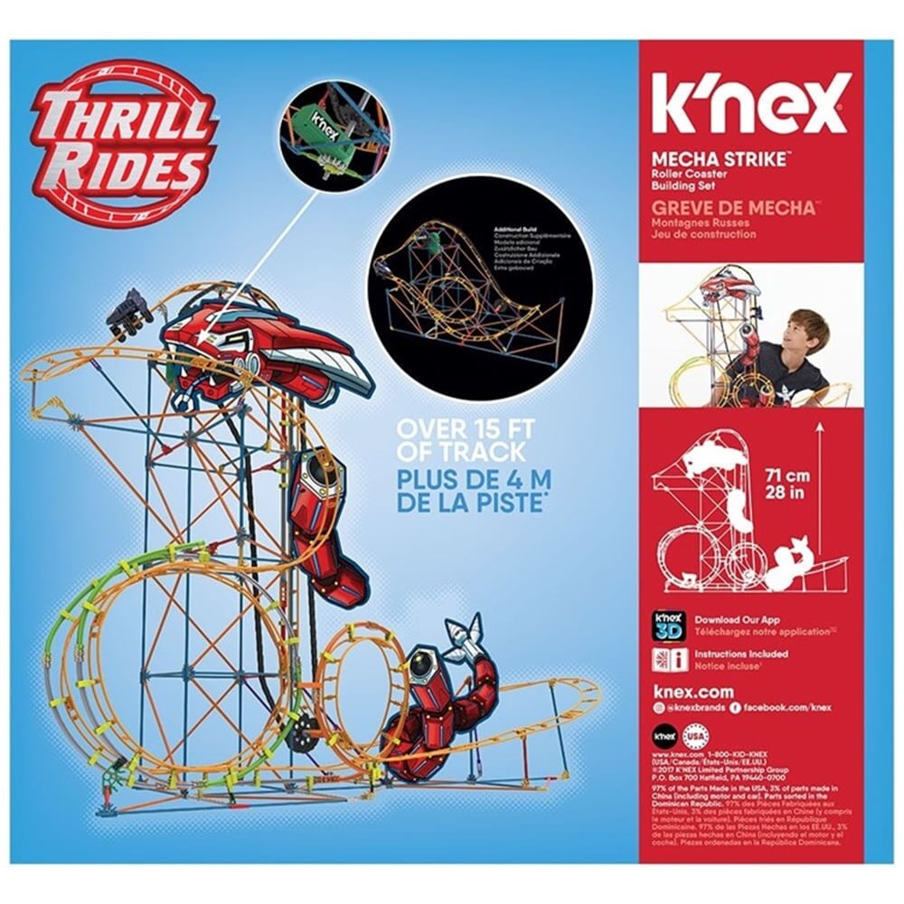 K'NEX Mecha Strike Roller Coaster 18515 (Motorlu)