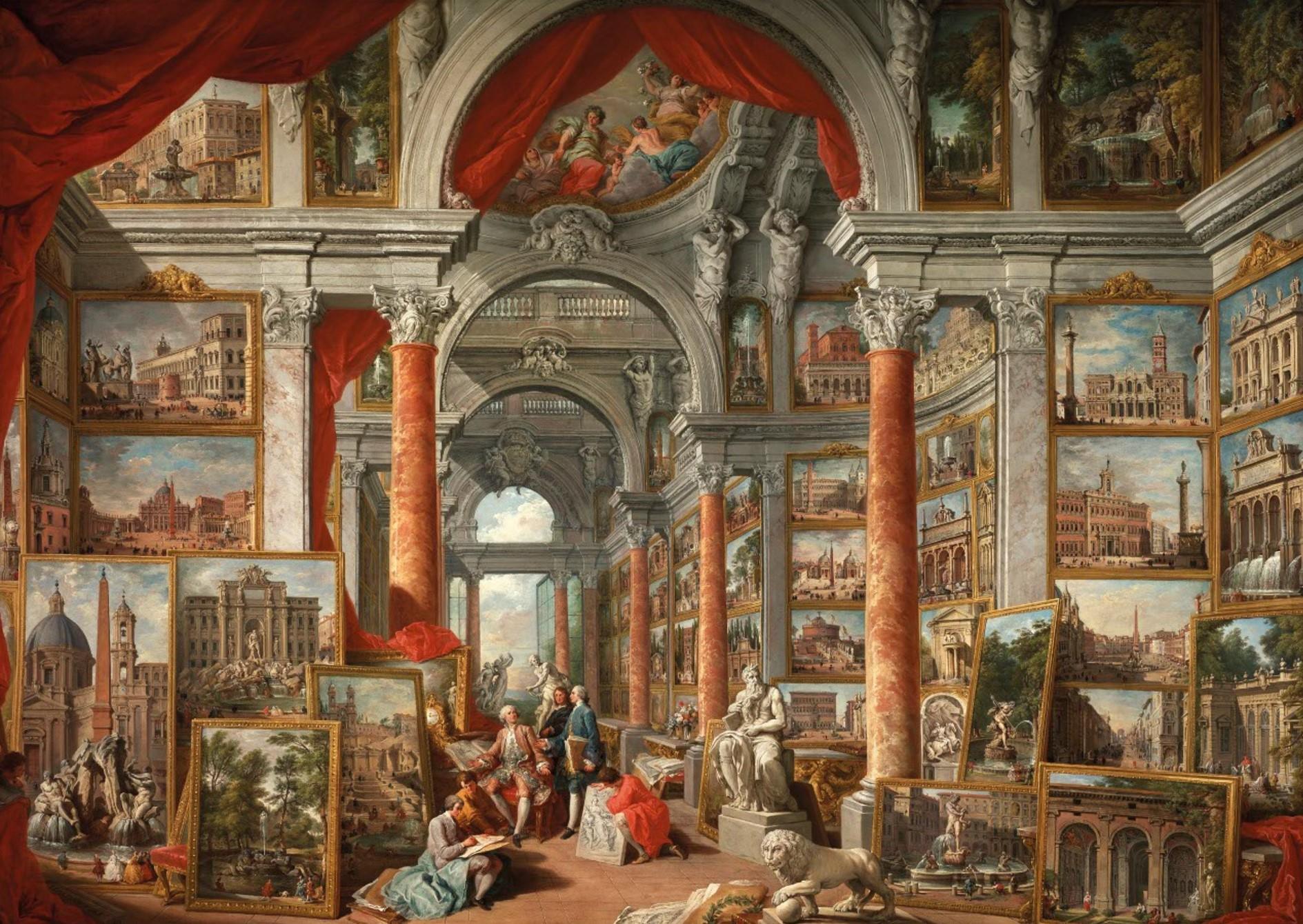Puzzle 3000 Picture Gallery With Views Of Modern Rome KS Games 23014