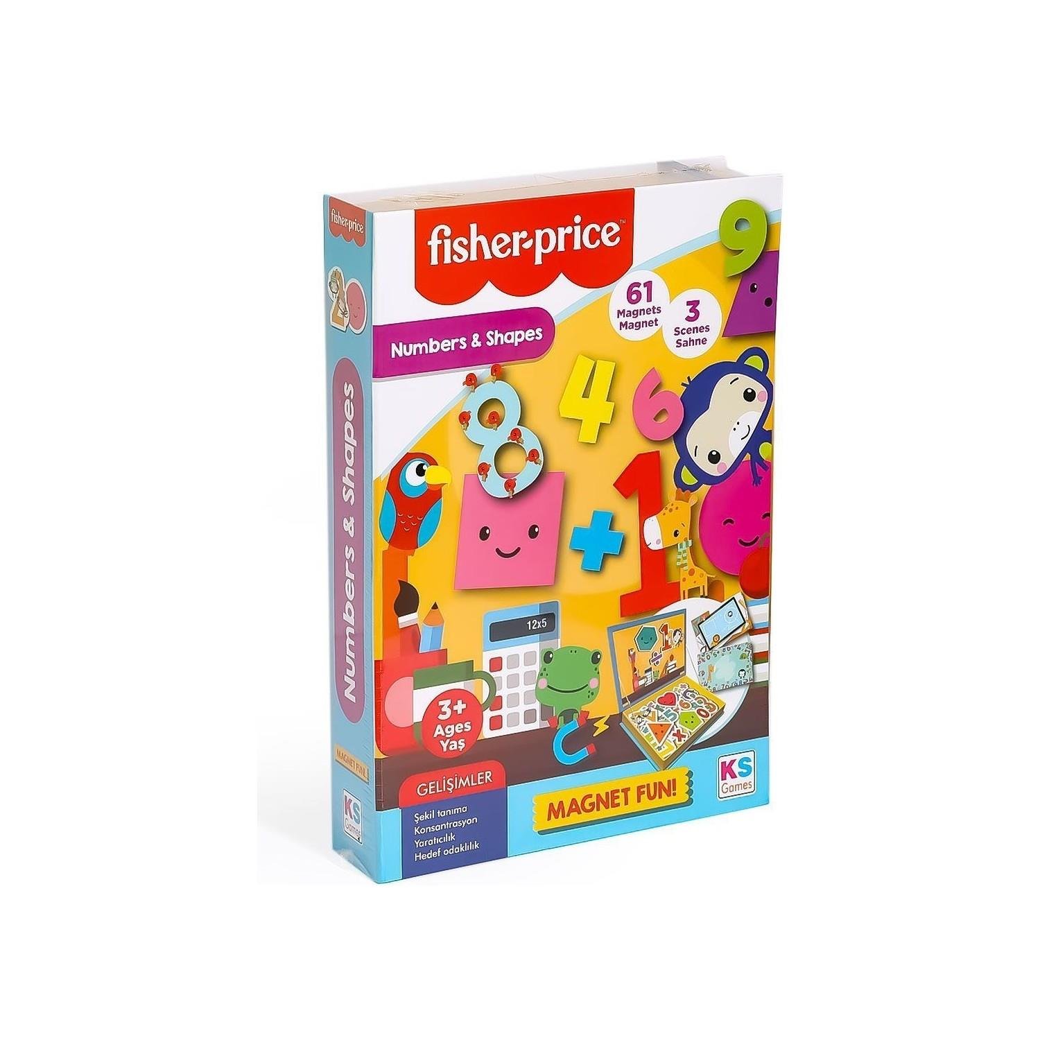 Fisher Price Baby Puzzle Numbers Shapes KS Games FP 13411