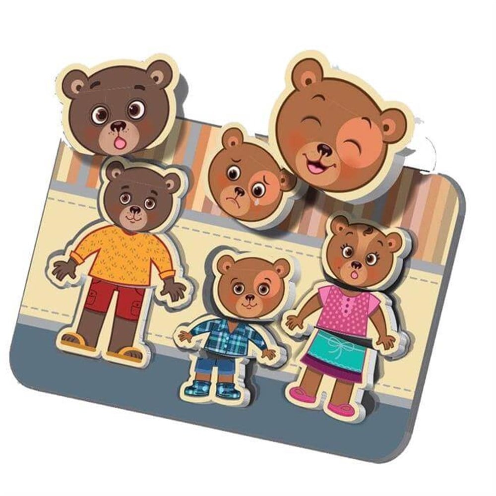 KS Games Sevimli Ayılar (Duyguları Öğreniyorum) KS Puzzle BD 172