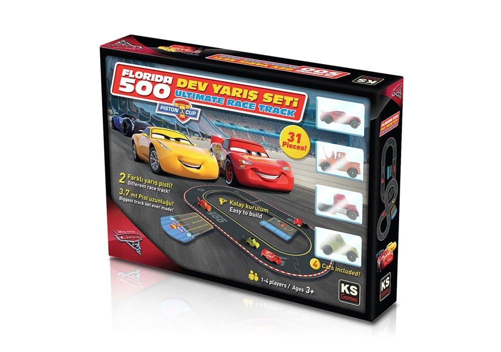 Ks Games Cars Ultimate Race Track Dev Yarış Seti KS Puzzle CR10305