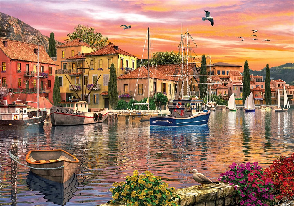 KS 2000 Parça Puzzle Harbour Sunset KS Puzzle KS 11308
