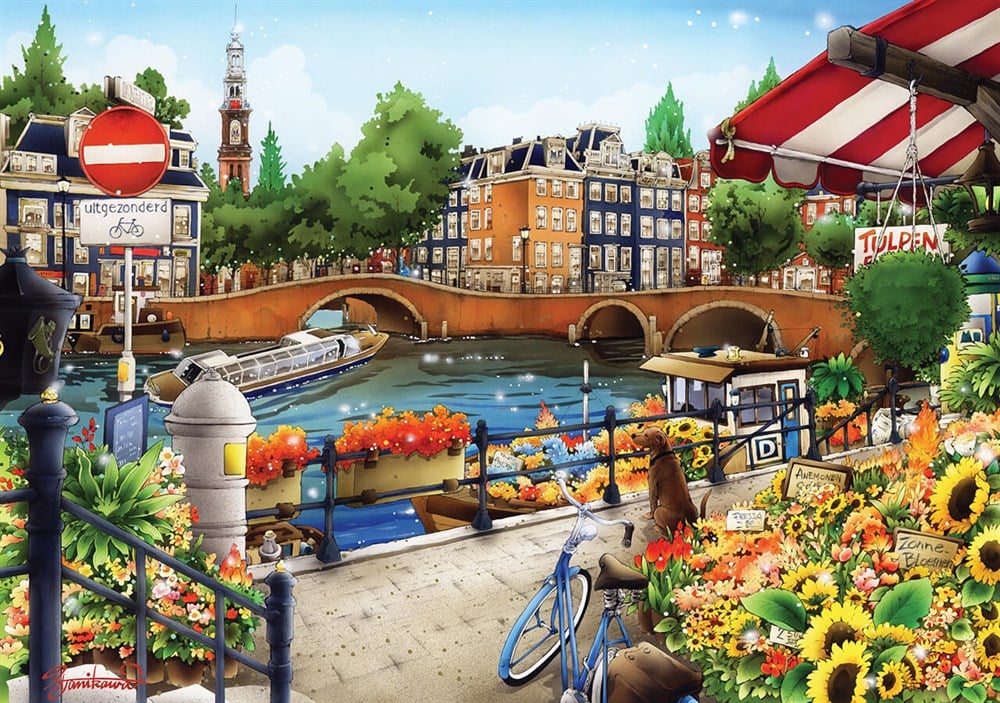 KS 500 Parça Puzzle Amsterdam KS Puzzle KS 20006