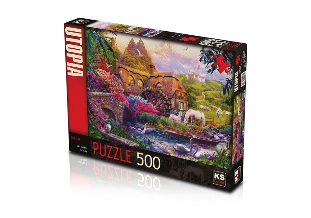 KS Puzzle 500 Parça Old Mill KS Puzzle KS 20007