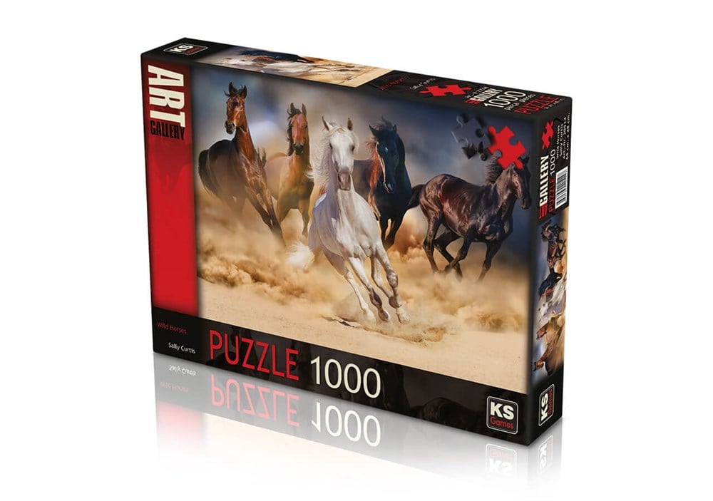 KS 1000 Parça Puzzle Wild Horses KS Puzzle KS 20514