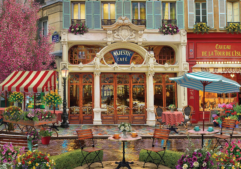 KS 1000 Parça Puzzle Majestic Cafe KS Puzzle KS 20566